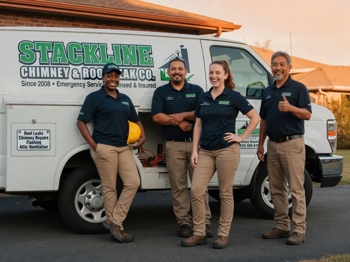 Chimney flashing repair company in Lynchburg, MO